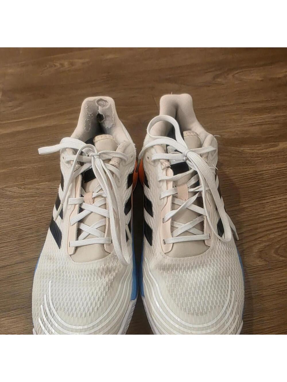 Adidas Men's White and Multi Trainer